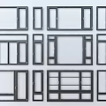 Casement Windows Different Types Designs and Styles for Modern Home Use 3d model