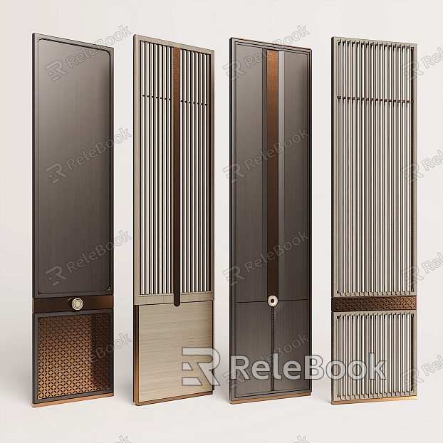 New Chinese-style partition screen partition model