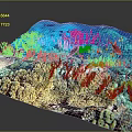 3D Rendered Underwater Terrain With Colorful Coral Fish And Marine Plants