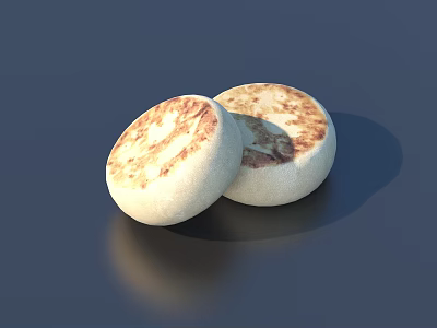 Bread Dessert Biscuits Big Cake Baking Cake 3d model