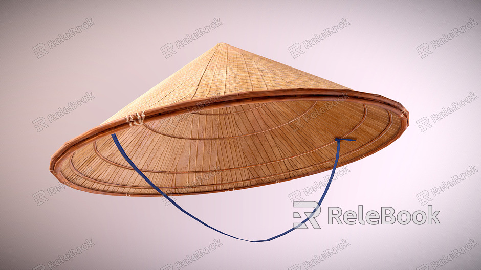 Modern Straw Hat Grass Island Hat model