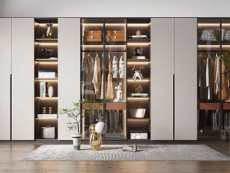 Modern wardrobe 3d model