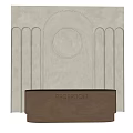 Light Luxury Curved Reception Desk Background Wall Reception Desk Front Desk 3d model