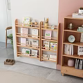 Nordic Bookshelf 3d model