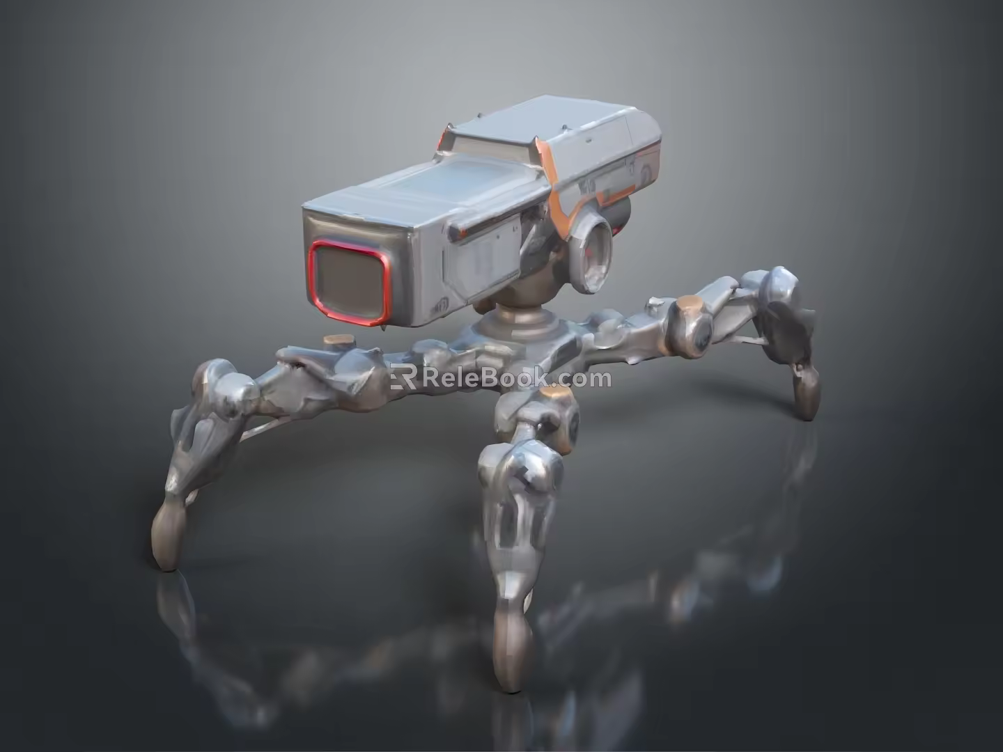 Robot Assistant Small Robot Butler Robot Butler Figure Game Figure 3d model