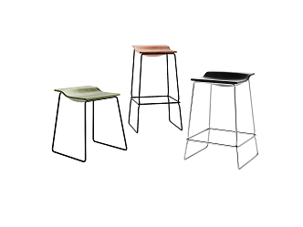 Modern Bar Stool Bar Stool Combination 3d model