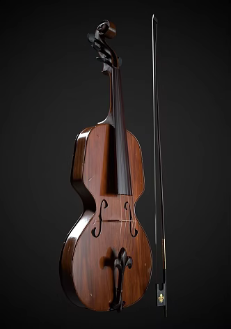 Violin 3d model