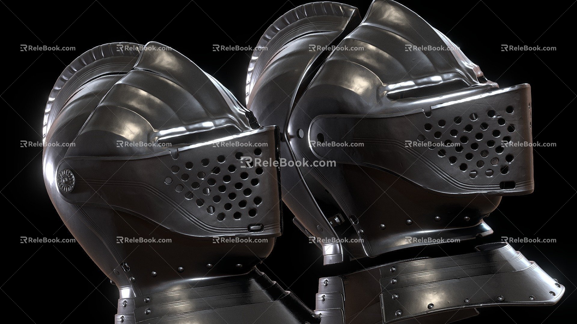 Medieval helmet 3d model