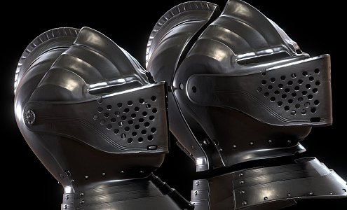 Medieval helmet 3d model