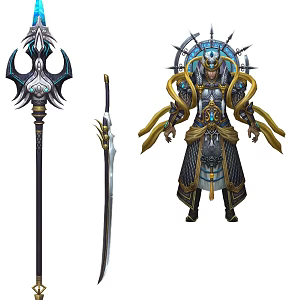 Erlang Shen Erlang True King Yang Jian Erlang Emperor Ling Ying King 3d model