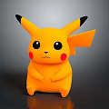 Cute Pikachu Character With Yellow Fur Black Tipped Ears Red Cheeks And Big Eyes