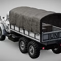 UN Marked Heavy Duty Six Wheel Functional Cargo Truck With Cover