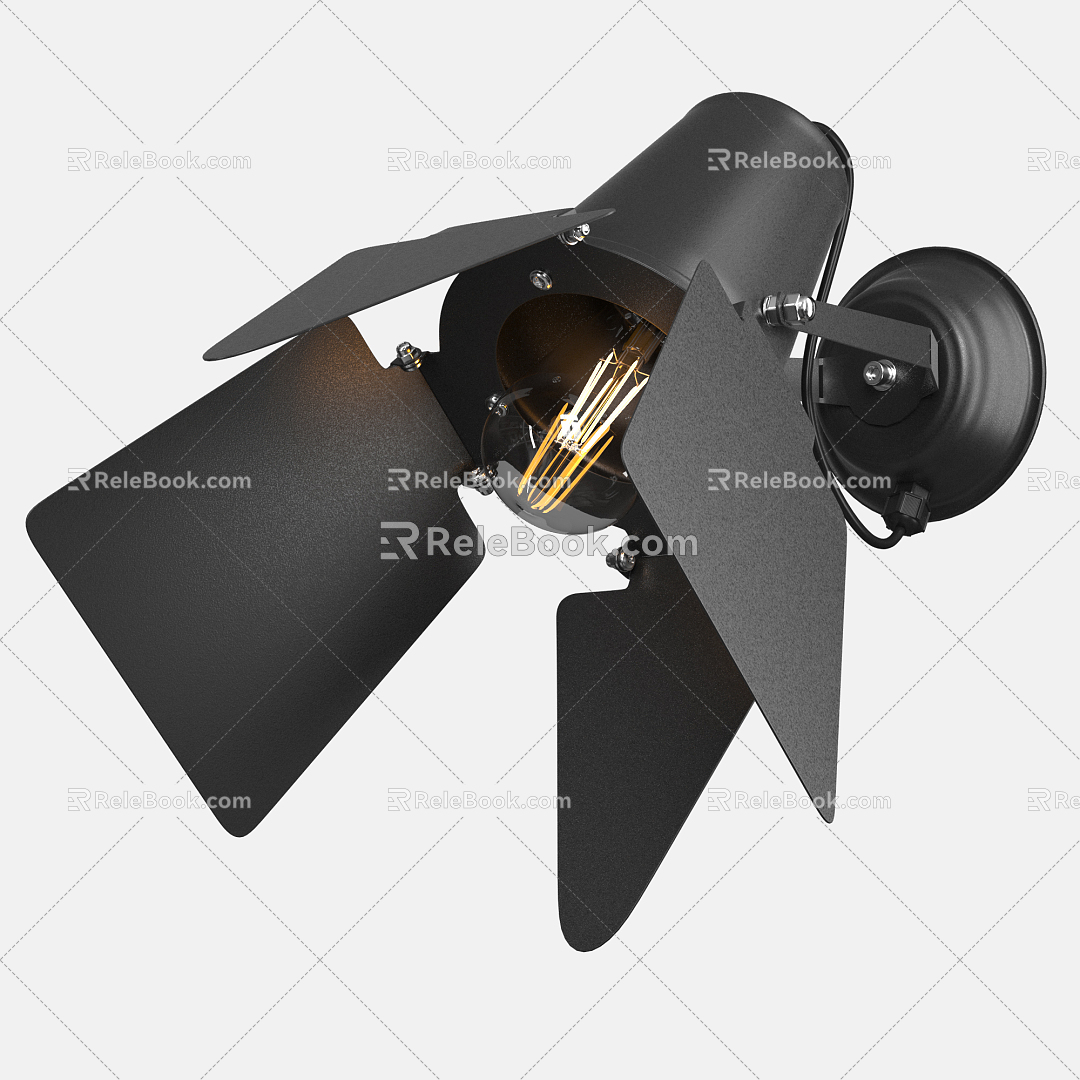 Modern spotlights 3d model