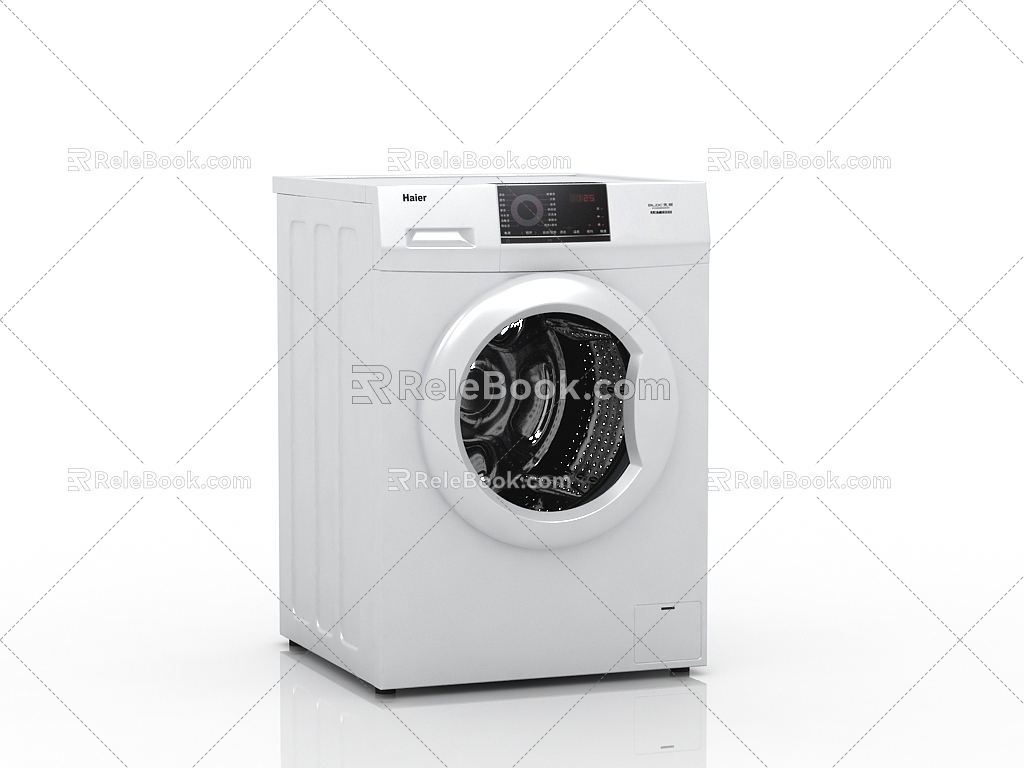 Modern washing machine 3d model