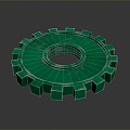 gear large gear small gear cast iron gear internal gear external gear bevel gear 3d model