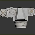 Vintage Senum SM Camera With Classic Retro Design And Purple Lens