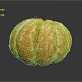 Fresh Ripe Peeled Tangerine With White Pith On Black Reflective Surface