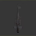 3D Designed Mechanical Creature Character With Silver Metallic Texture And Streamlined Form