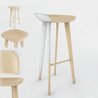 Bar stool 3d model