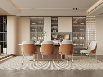 Modern Restaurant 3d model