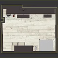 Modern Kitchen Interior Design With Cabinets Stove Refrigerator And Countertop