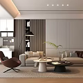 Modern Living Room Interior Design With TV Wall Coffee Tables And Area Rug