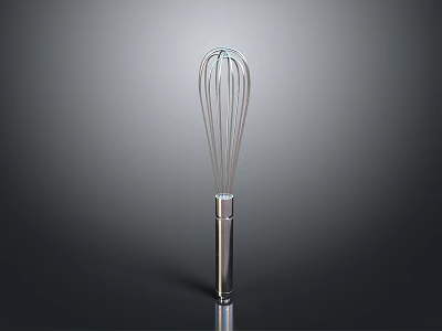 Stainless Steel Whisk Kitchen Utensil For Daily Baking And Cooking Needs 3d model
