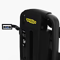 Seated Strength Training Sports Equipment With Black Frame And Control Panel For Gym Use