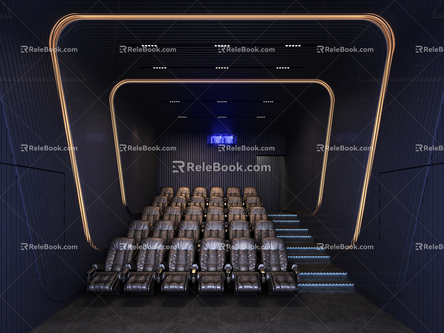 Private Cinema Modern Cinema 3d model