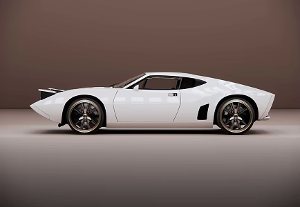 Modern sports car Super sports car 3d model