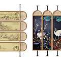 Log Screen 3d model