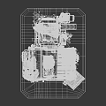 Industrial Style Multi Storey Residential Building With Weathered Exterior Metal Structure And Stairs