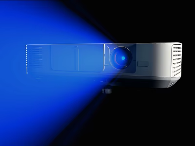 Projection Monitoring Projector With Blue Light Projection And Clear Image 3d model