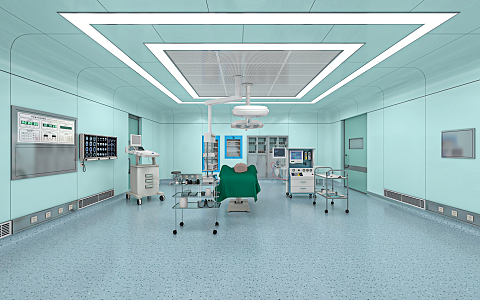 Modern Operating Room 3d model