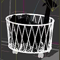 Kids Room Organized Storage Basket With Cute Plush Toys Including Panda Lion And Giraffe