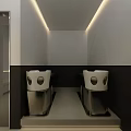 Elegant Modern Beauty Hair Salon Interior Design With Styling Chairs Mirrors And Lighting