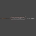 Medieval weapons and weapon racks 3d model