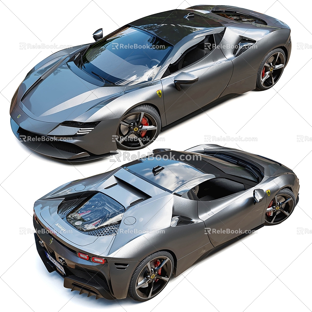 sports car Racing 3d model