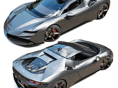 sports car Racing 3d model