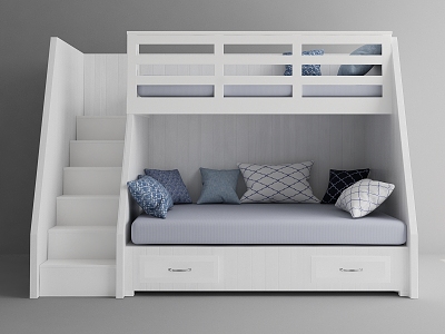 modern bed children's furniture model