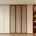 Middle style wardrobe 3d model