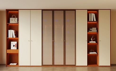 Middle style wardrobe 3d model