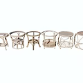 Stylish Various Design Side Tables With Metal Frames And Rattan Details