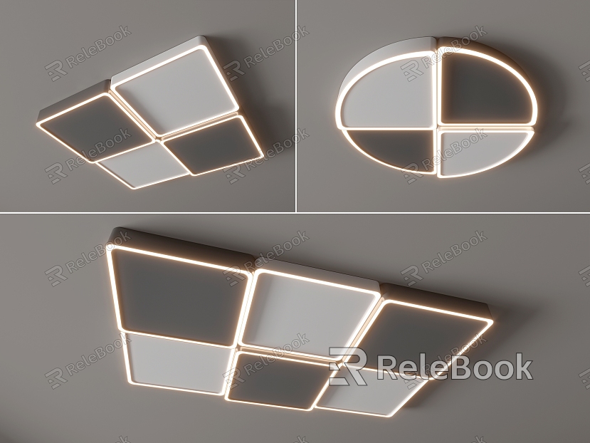 Modern Ceiling Lamp Round Ceiling Lamp Square Ceiling Lamp Bedroom Living Room Children's Room Simple Ceiling Lamp model