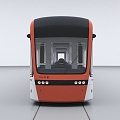 Modern Tram Tram 3d model