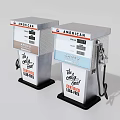 American Brand Vintage Fuel Dispensers With The Good Stuff And Carters Lead Free Labels