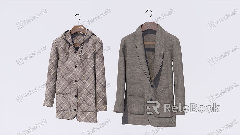 modern clothes men's coat model