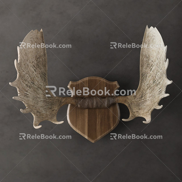 Antler Wall Decorations 3d model