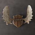 Antler Wall Decorations 3d model