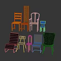 Colorful Modern Chairs In Various Styles For Home Furniture Collection
